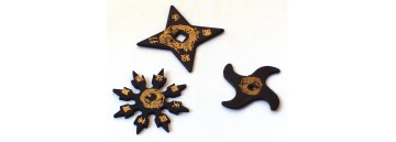 Set steluțe ninja - cauciuc